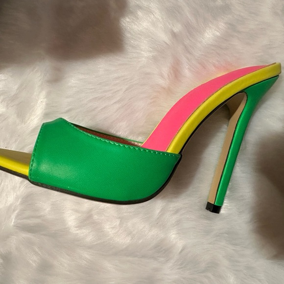 SHEIN Shoes Colorful Heels Poshmark
